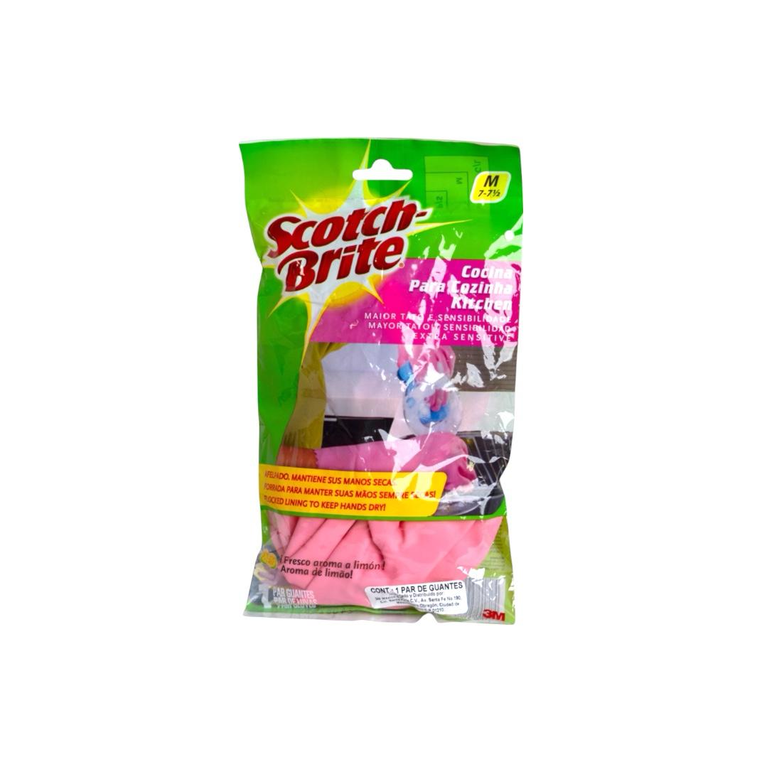GUANTE AFELPADO ROSA SCOTCH BRITE