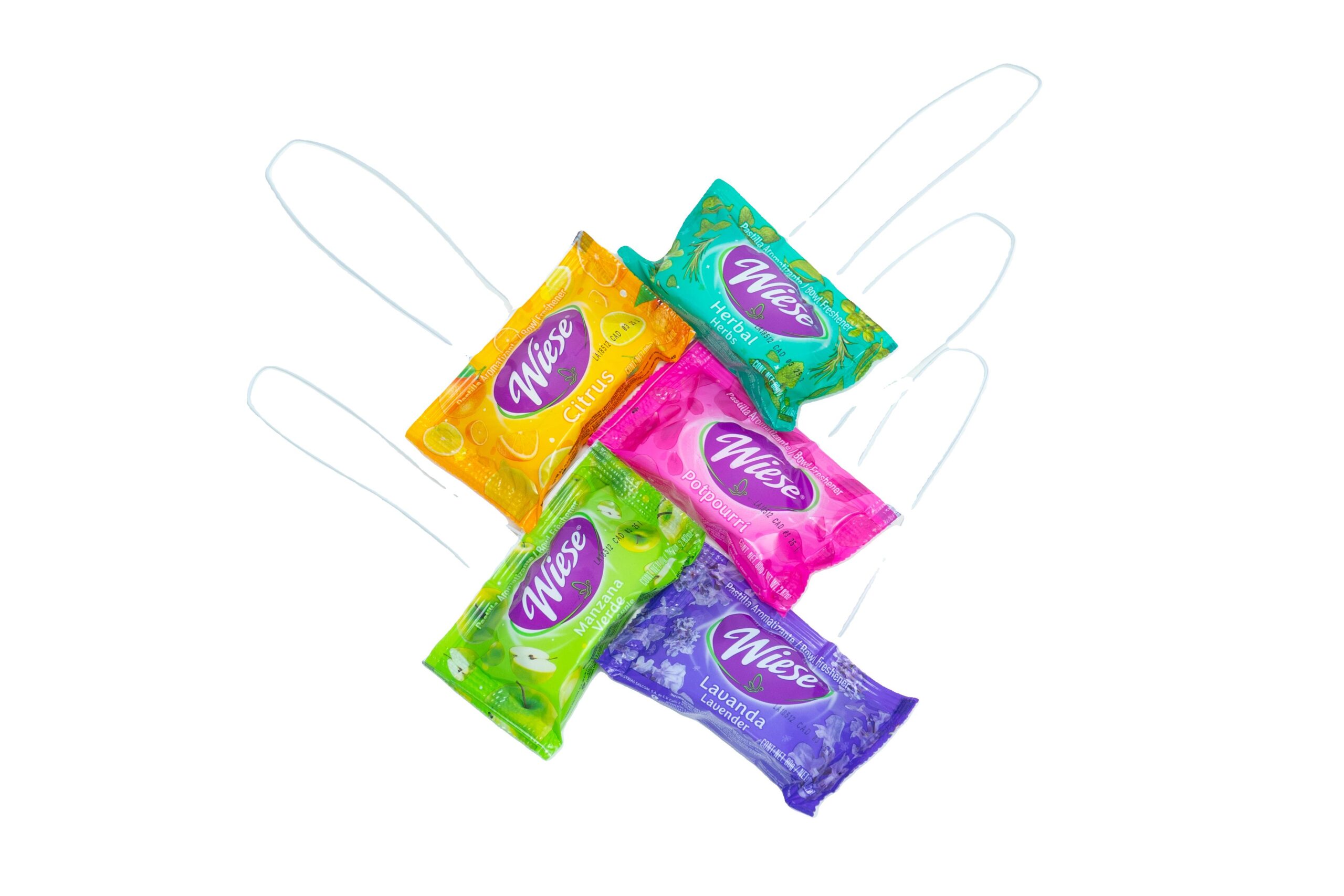 PASTILLA AROMANTIZANTE MEDIA LUNA WIESE PZA 60 G