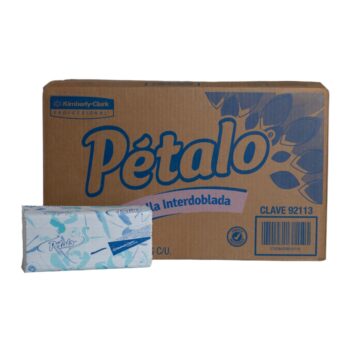 PETALO TOALLA PREDOBLADA PAQ 20 C/150 PZAS