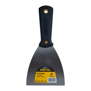 ESPATULA FLEXIBLE CON MANGO DE PLASTICO PRETUL 4" 10 CM