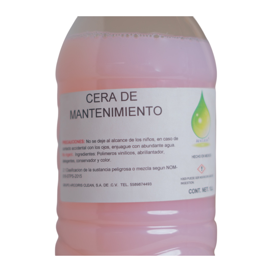 CERA LIQUIDA MANTENIMIENTO PARA PISOS J&A 1L