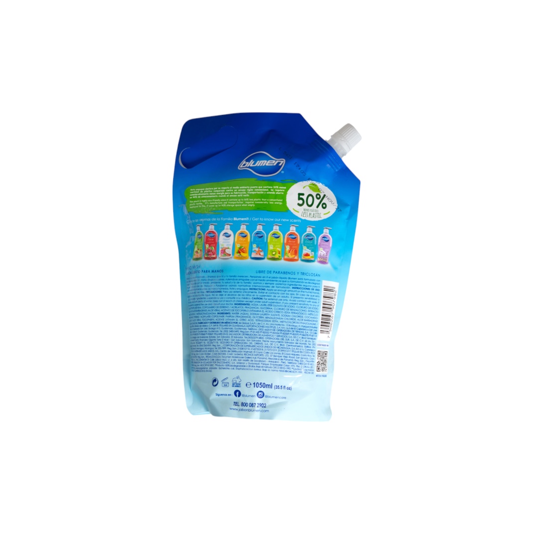 BLUMEN JABON LIQUIDO ANTIBACTERIAL PARA MANOS 1050 ML