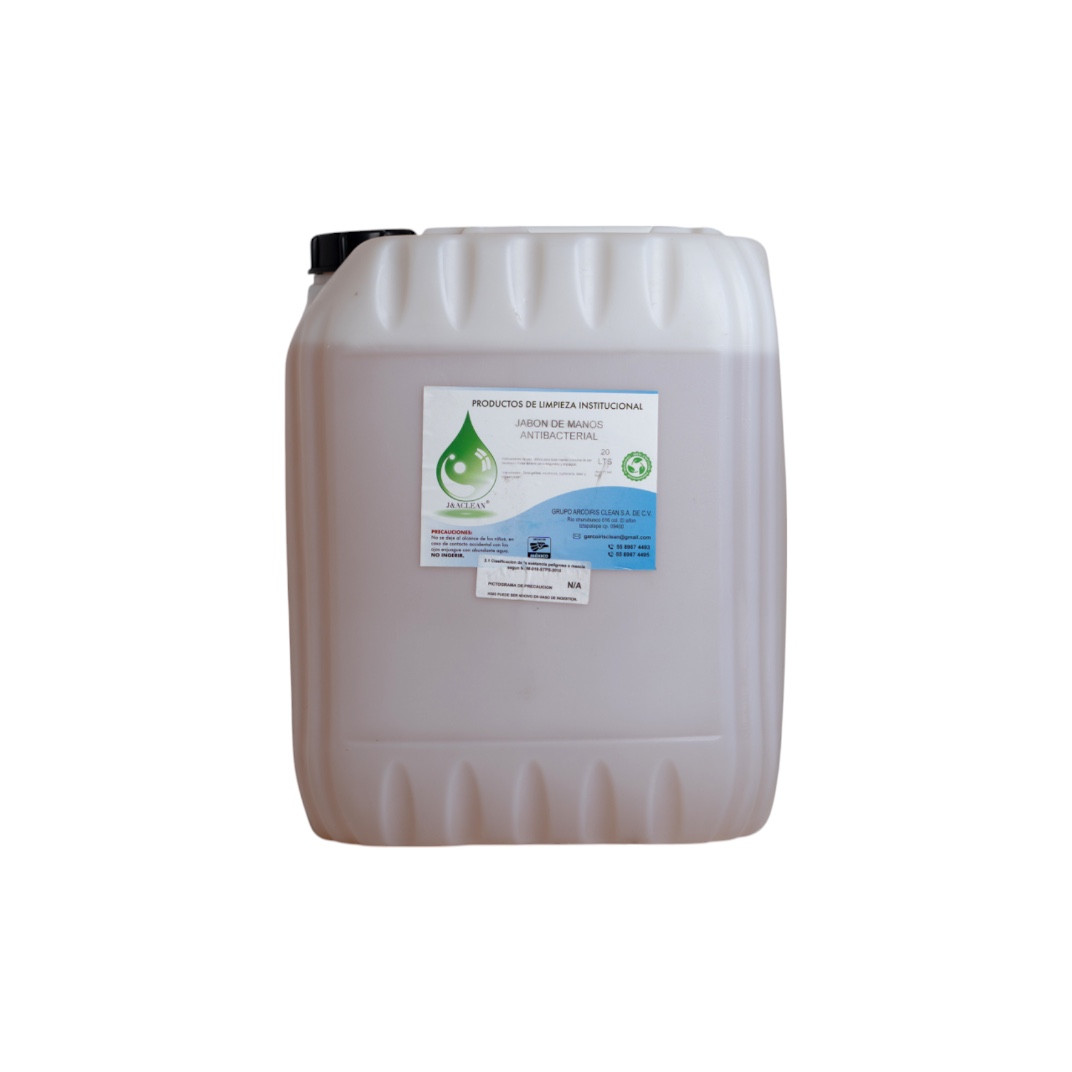 JABON LIQUIDO ANTIBACTERIAL PARA MANOS J&A BIDON (20 L)