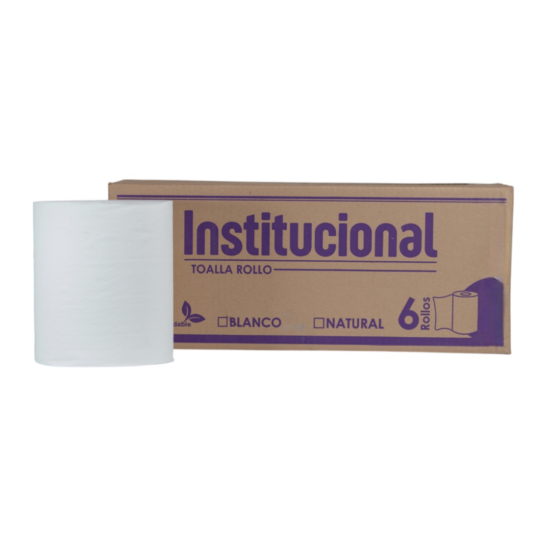 TOALLA ROLLO INSTITUCIONAL CAJA C/6 PZ