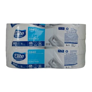 PAPEL HIGIENICO ELITE 360 MTS CAJA C/ 6 PZ