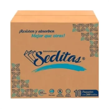 SEDITAS TOALLA INTERDOBLADA 200 H C/10 PAQ